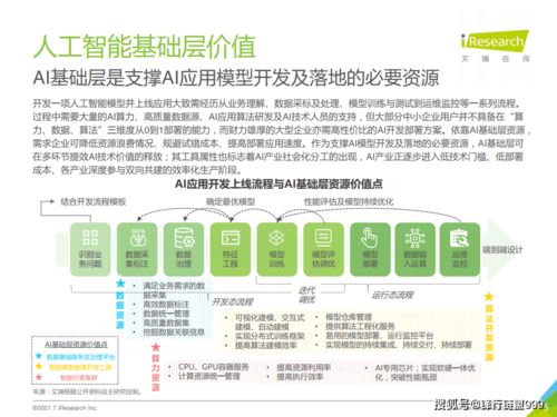 2021年中國人工智能基礎層行業發展研究報告 聚焦基礎軟件開發